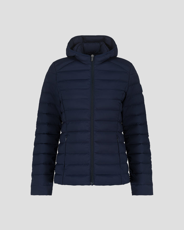just over the top Doudoune à capuche stretch légère Marine Salma