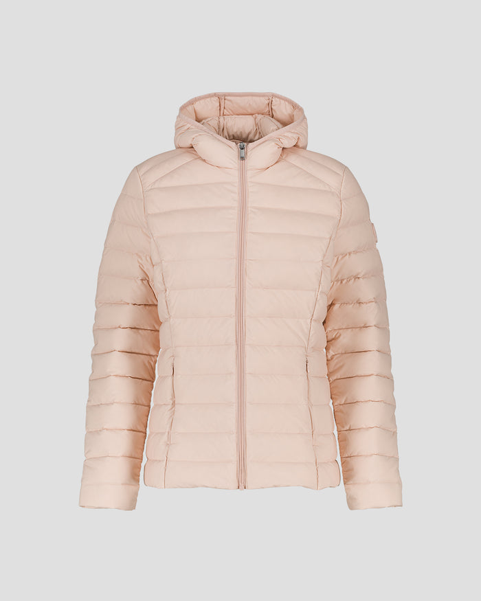just over the top Doudoune à capuche stretch légère Pêche clair Salma
