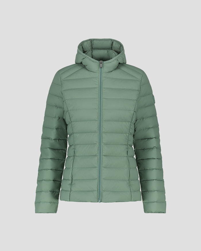 just over the top Doudoune à capuche stretch légère Vert minéral Salma