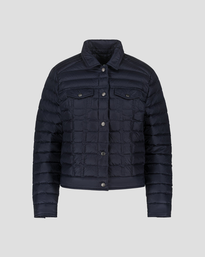 just over the top Doudoune courte esprit denim Marine Elise