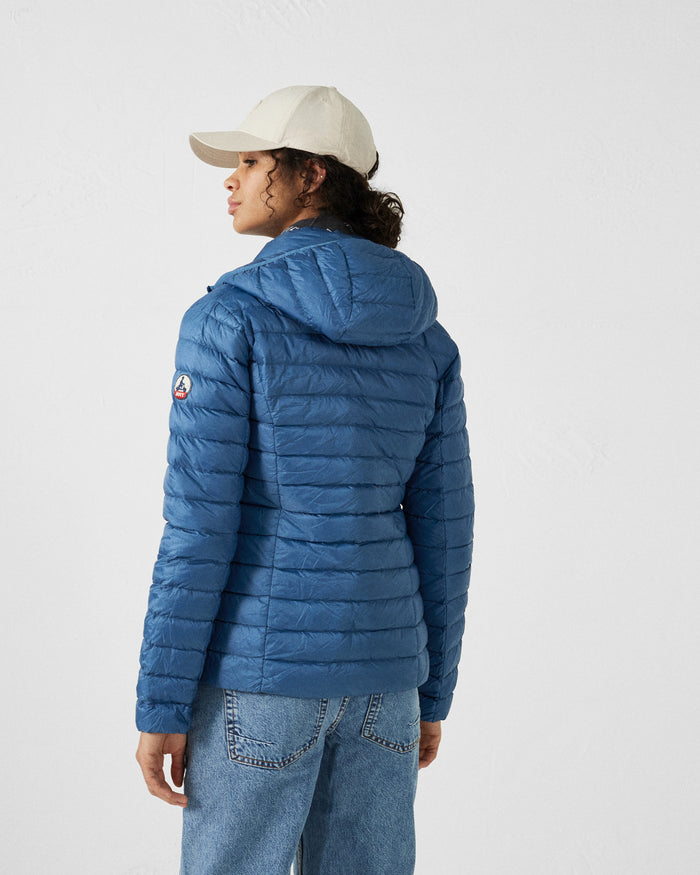 Just Over The Top Doudoune Légère à Capuche Bleu Jeans Cloe