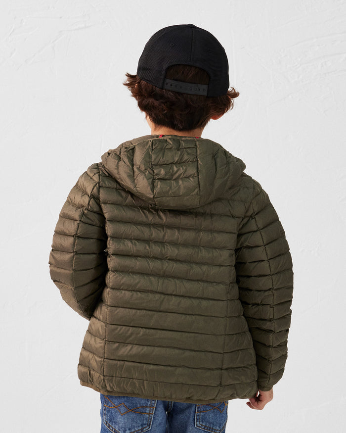 Just Over The Top Doudoune Légère à Capuche Enfant Army Hugo