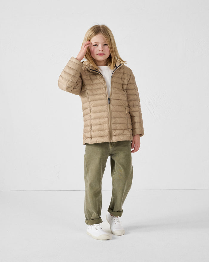 Just Over The Top Doudoune Légère à Capuche Enfant Beige Carla