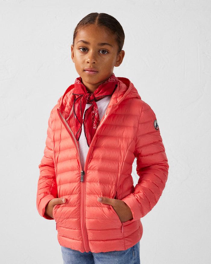 Just Over The Top Doudoune Légère à Capuche Enfant Corail Carla