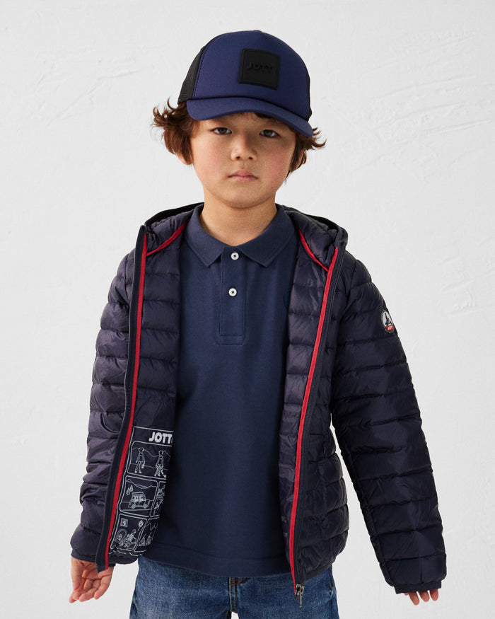 Just Over The Top Doudoune Légère à Capuche Enfant Marine Hugo