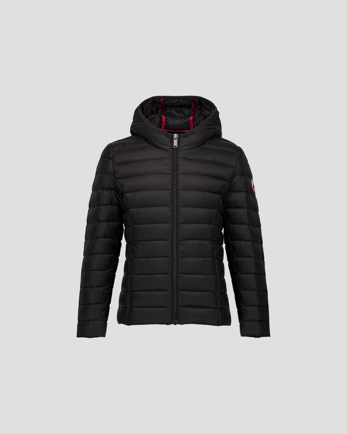 just over the top Doudoune légère à capuche enfant Noir Carla