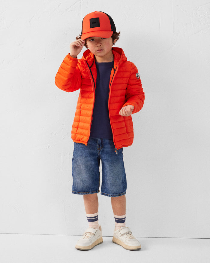 Just Over The Top Doudoune Légère à Capuche Enfant Rouge Feu Hugo