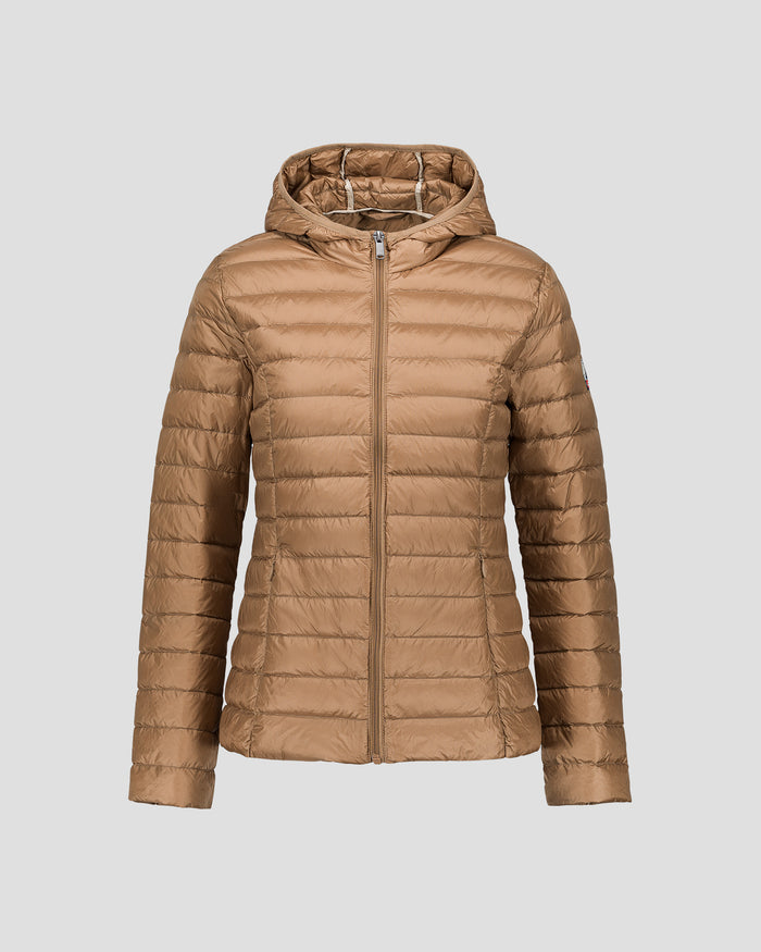 Just Over The Top Doudoune Légère à Capuche Fauve Cloe