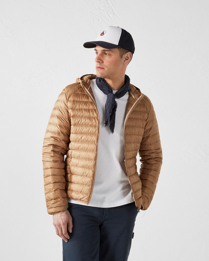 Just Over The Top Doudoune Légère à Capuche Fauve Nico