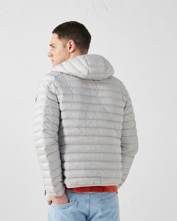 Just Over The Top Doudoune Légère à Capuche Gris Glace Nico