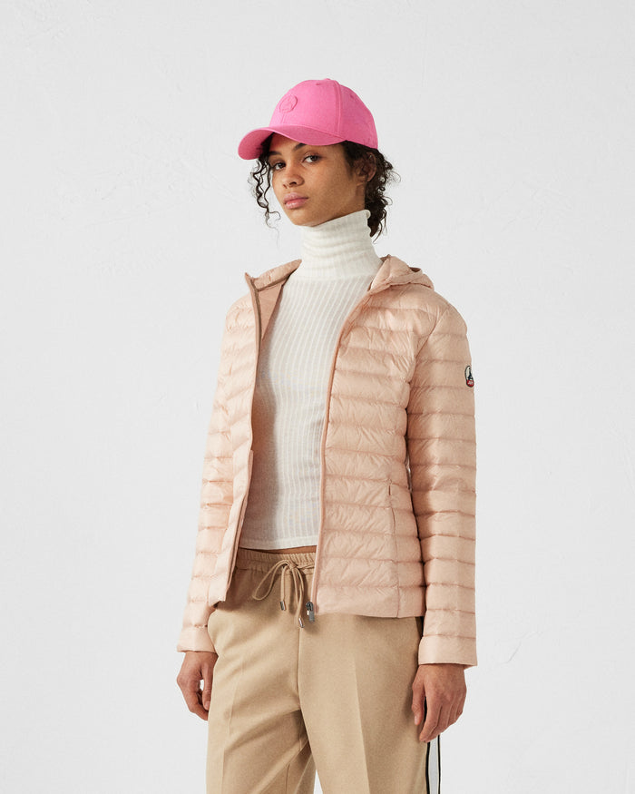 Just Over The Top Doudoune Légère à Capuche Pêche Clair Cloe