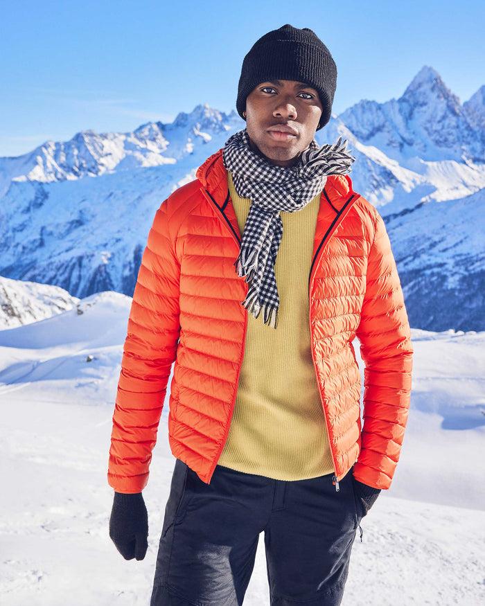 just over the top Doudoune légère à capuche Rouge feu Nico