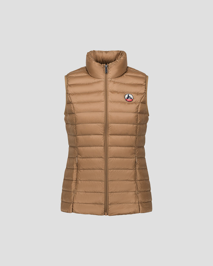 just over the top Doudoune légère sans manches Fauve Seda