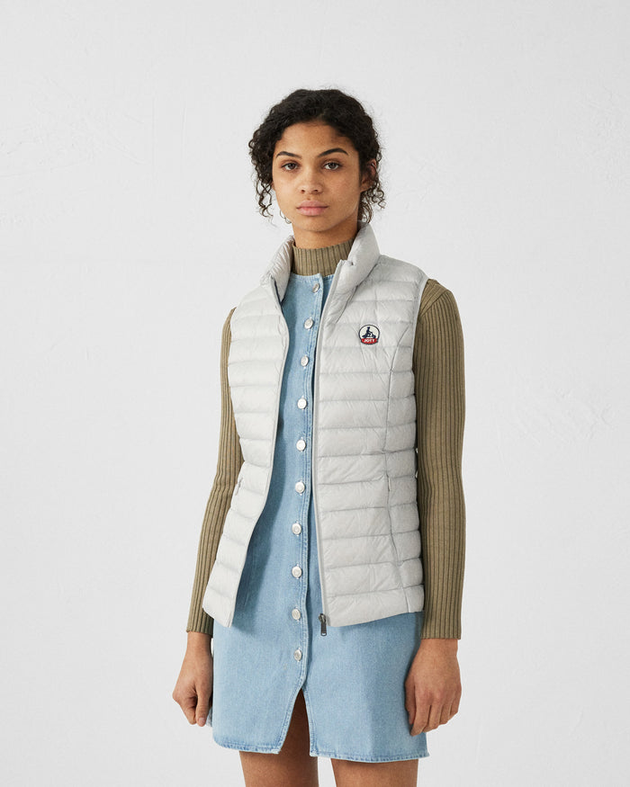 Just Over The Top Doudoune Légère Sans Manches Gris Glace Seda