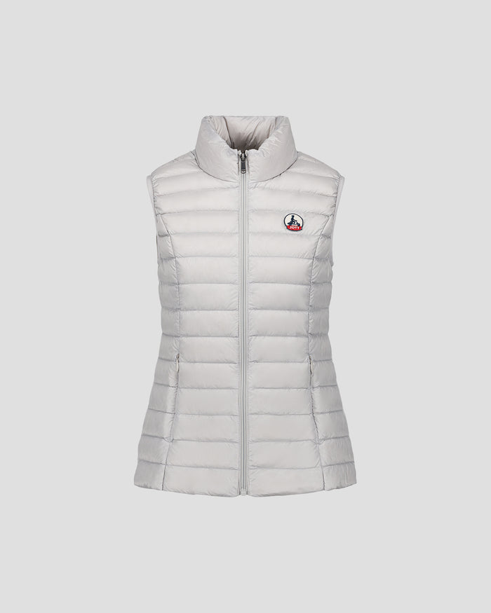 just over the top Doudoune légère sans manches Gris glace Seda