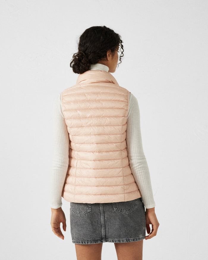 Just Over The Top Doudoune Légère Sans Manches Pêche Clair Seda