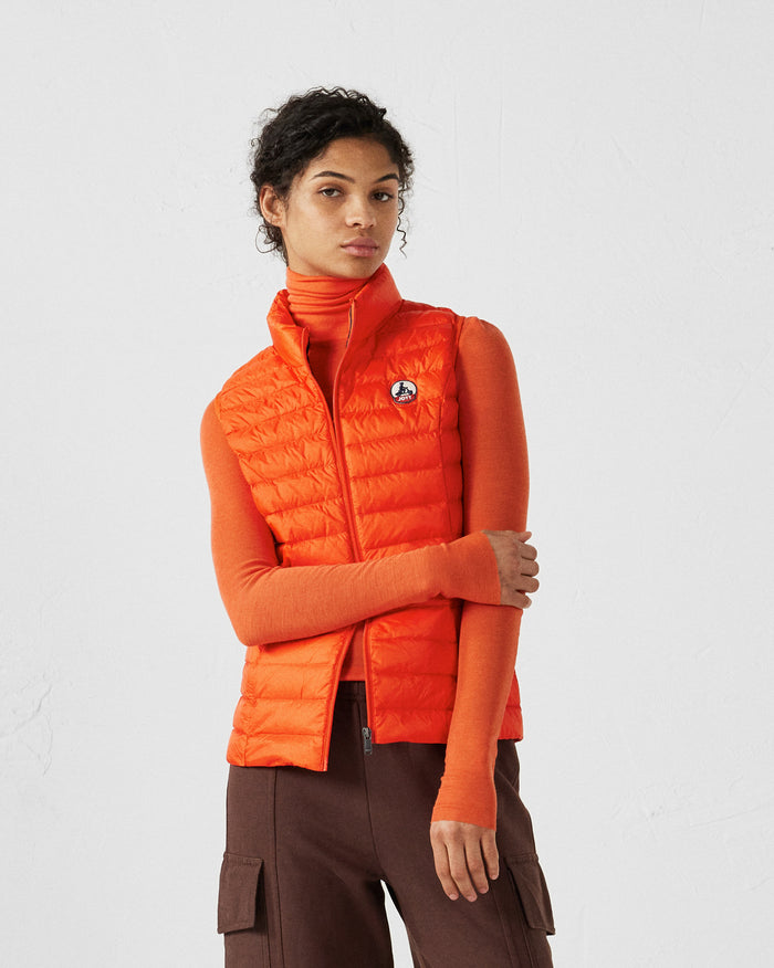 Just Over The Top Doudoune Légère Sans Manches Rouge Feu Seda