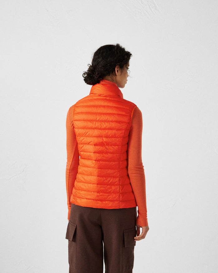 Just Over The Top Doudoune Légère Sans Manches Rouge Feu Seda