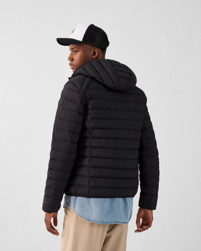 Just Over The Top Doudoune Légère Stretch à Capuche Noir Frantz