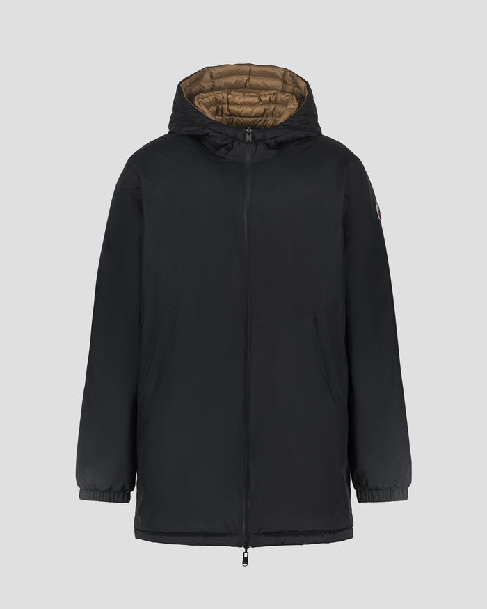 Just Over The Top Doudoune Longue Ultralégère Réversible Noir/Fauve Morrison