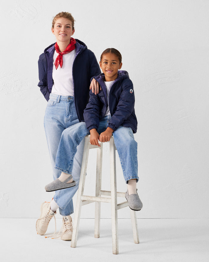 Just Over The Top Doudoune Réversible à Capuche Ultralight Marine/Bleu Mystique Bangkok 2.0