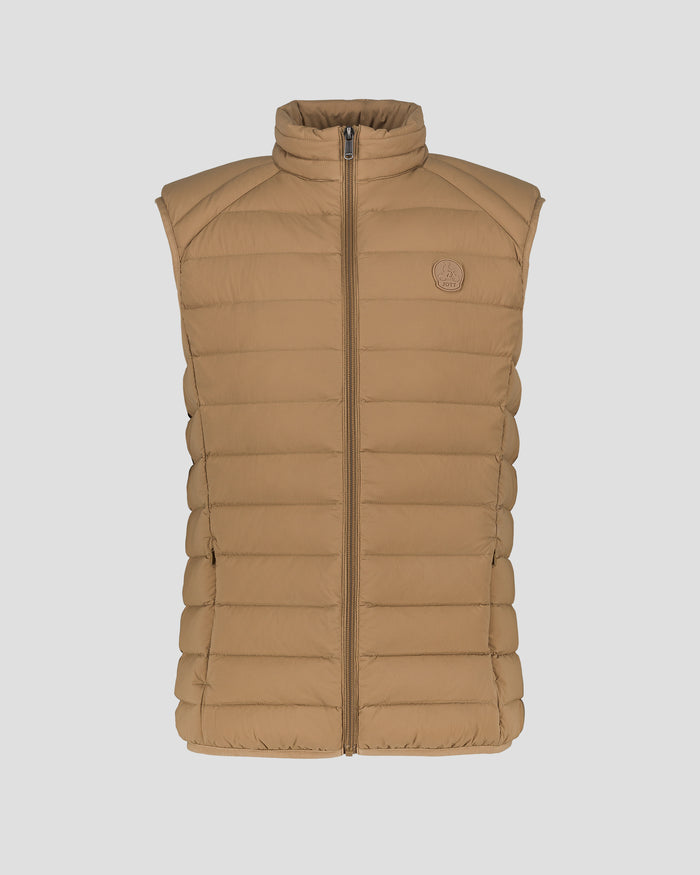 just over the top Doudoune sans manches stretch Fauve Arafo