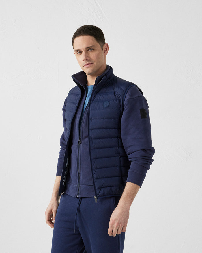 Just Over The Top Doudoune Sans Manches Stretch Marine Arafo