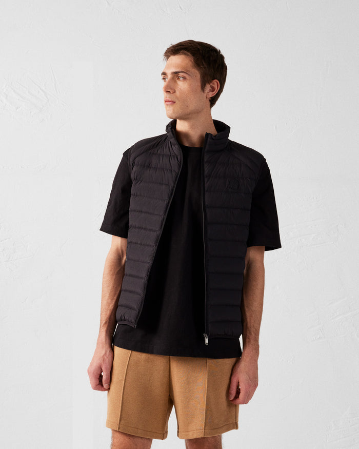 Just Over The Top Doudoune Sans Manches Stretch Noir Arafo