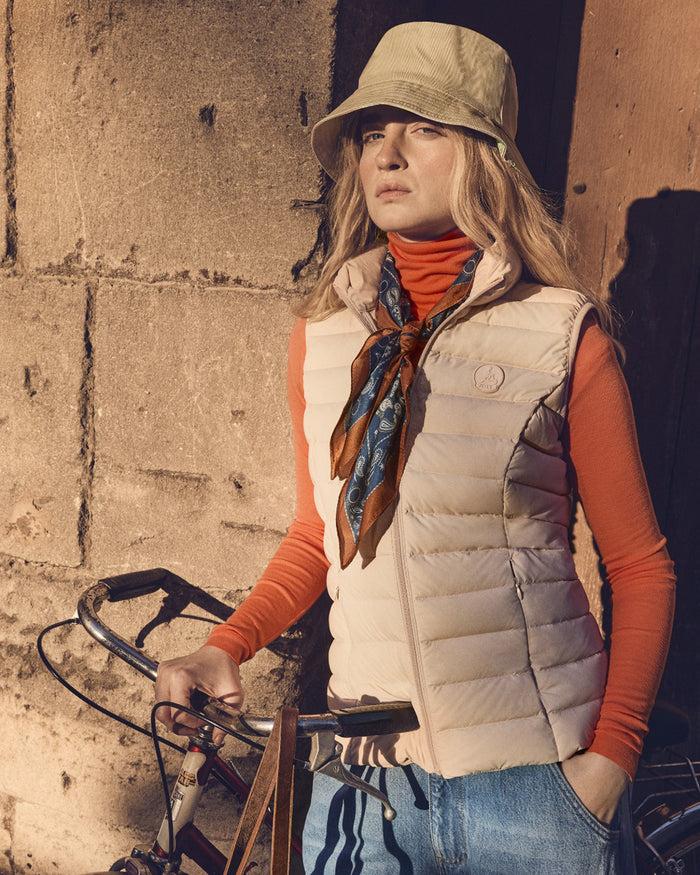 Just Over The Top Doudoune Sans Manches Stretch Pêche Clair Grenada