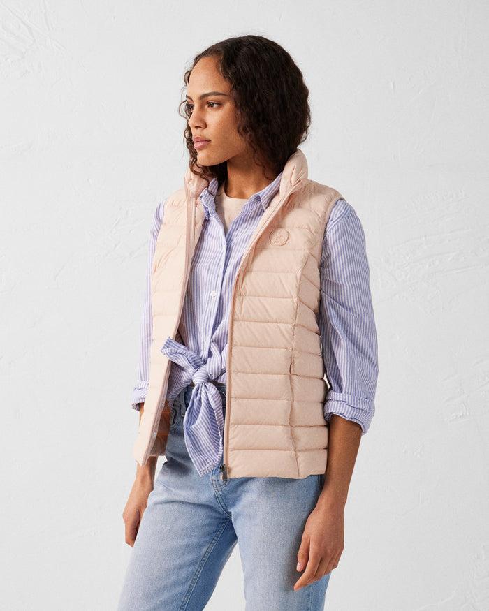 Just Over The Top Doudoune Sans Manches Stretch Pêche Clair Grenada