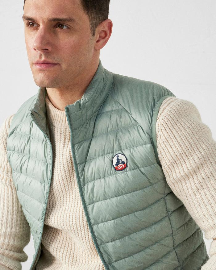 Just Over The Top Doudoune Sans Manches Vert Minéral Tom