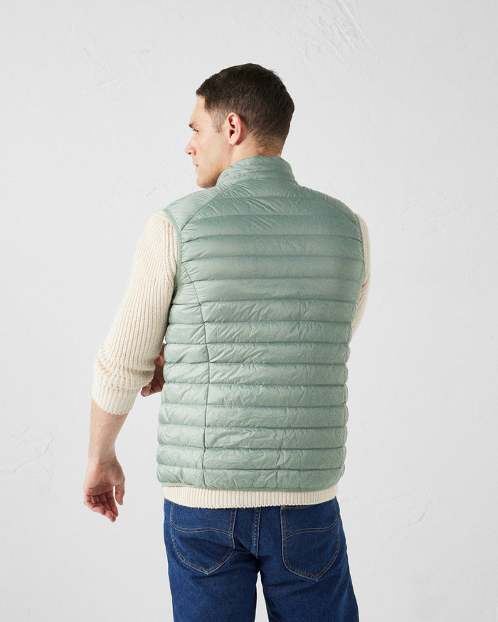 Just Over The Top Doudoune Sans Manches Vert Minéral Tom