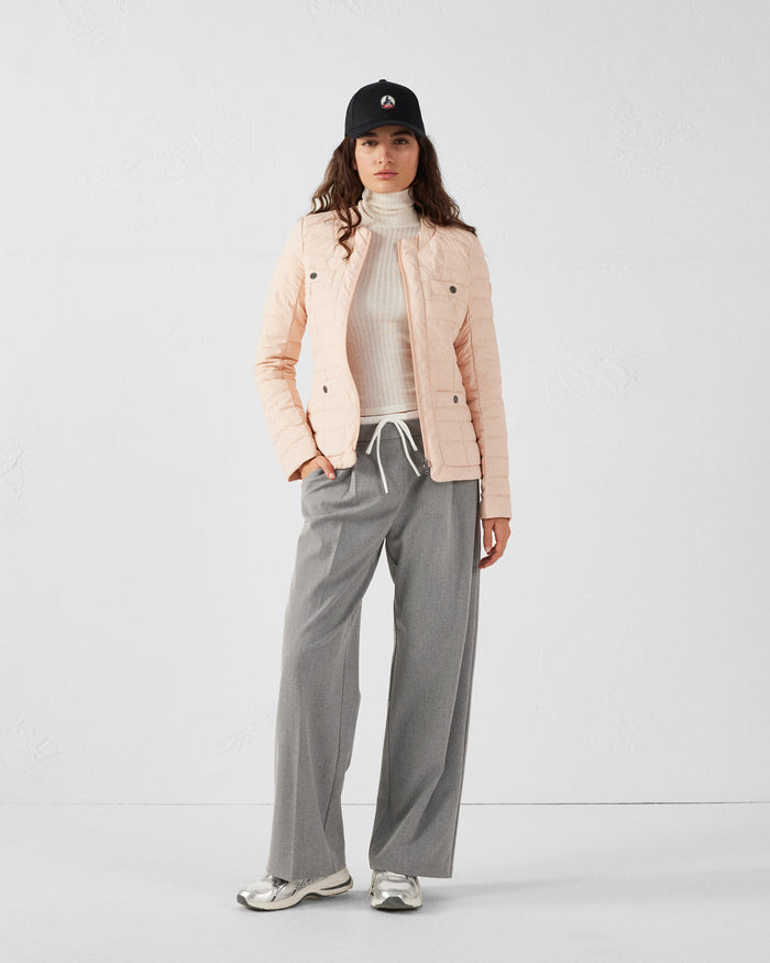 just over the top Doudoune stretch légère Pêche clair Ingrid