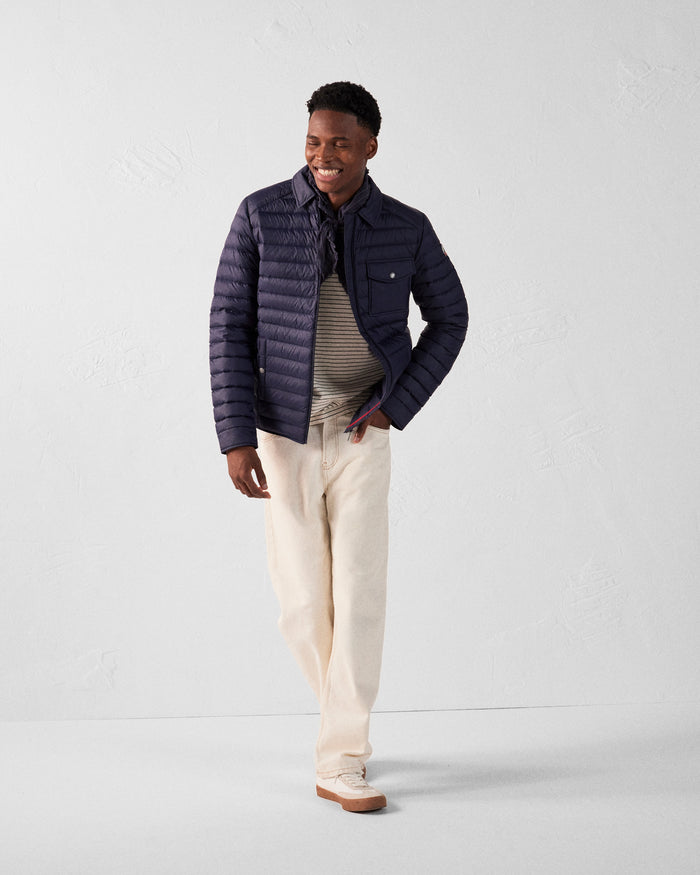 Just Over The Top Doudoune Surchemise Légère Marine Dane