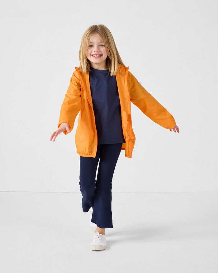 just over the top Imperméable enfant paquetable Tangerine Arran