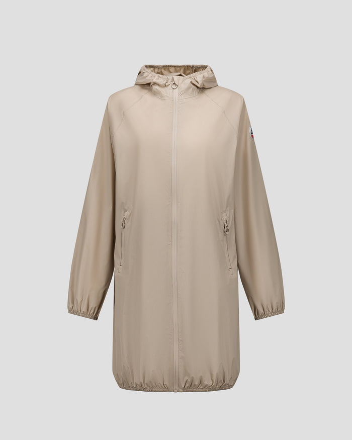 just over the top Imperméable long à capuche Beige Glendale