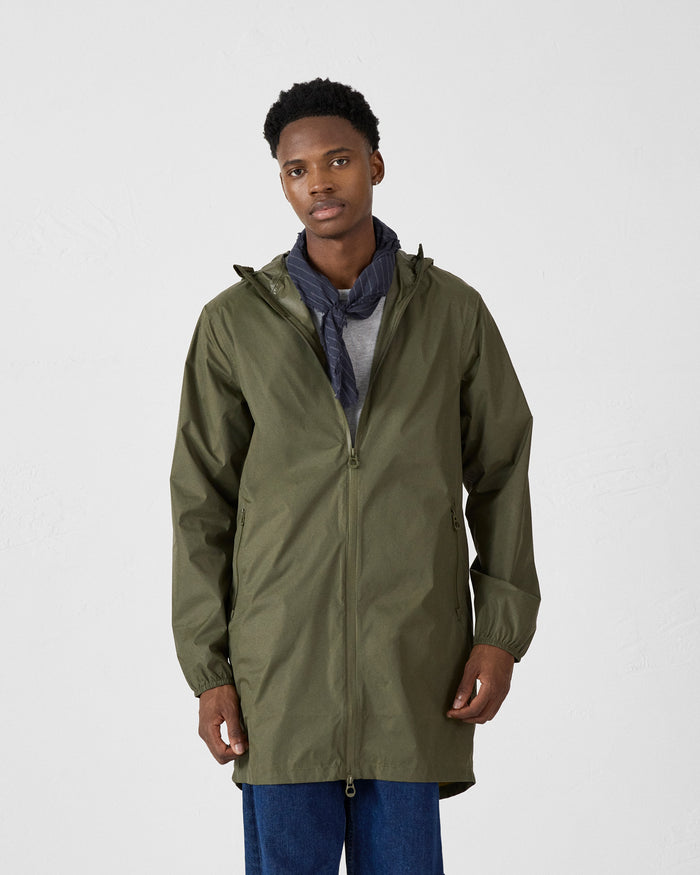 Just Over The Top Imperméable Long à Capuche Paquetable Army Oban