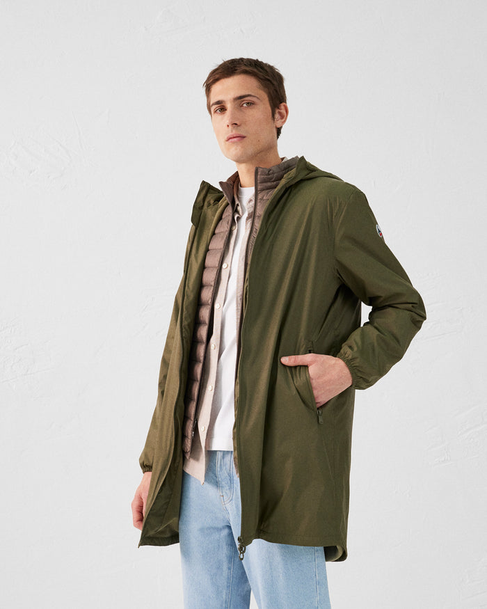 just over the top Imperméable long doublé polaire Army Oban Polar