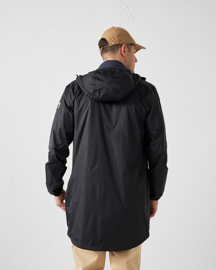Just Over The Top Imperméable Long Doublé Polaire Noir Oban Polar