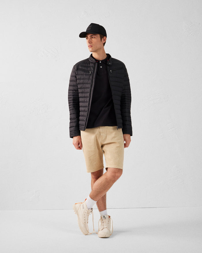 just over the top Doudoune coupe motard Noir Alek