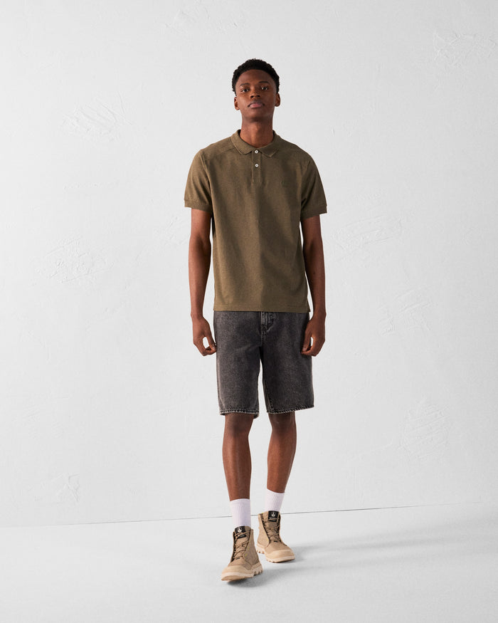 Just Over The Top Polo En Coton Army Alvaro