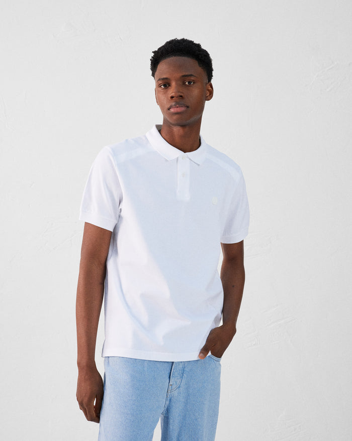 just over the top Polo en coton Blanc Alvaro