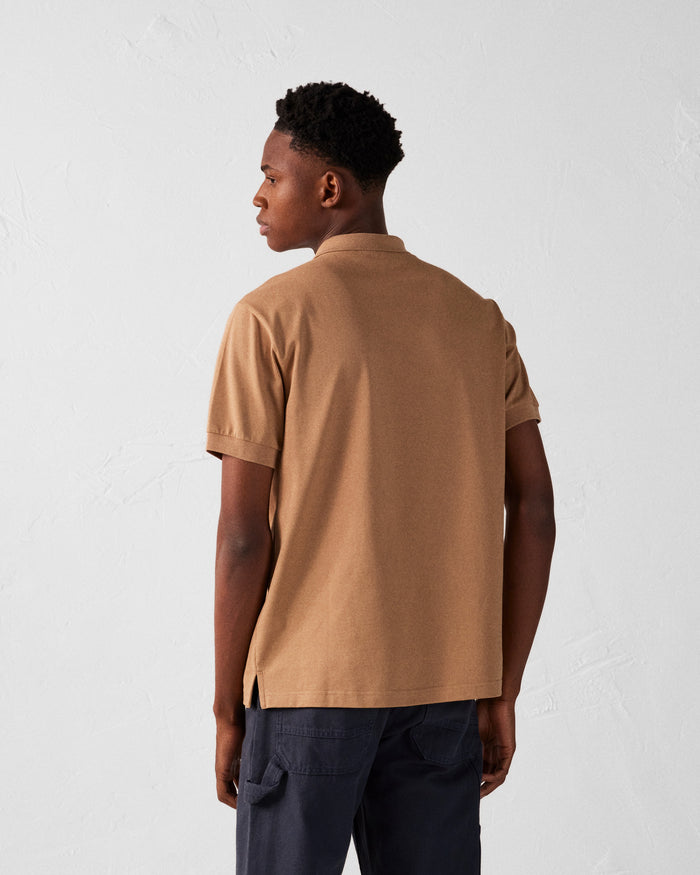 Just Over The Top Polo En Coton Fauve Alvaro