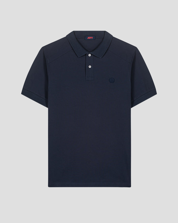 just over the top Polo en coton Marine Alvaro