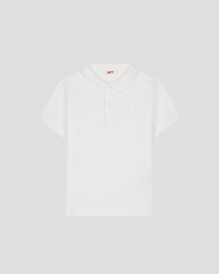 just over the top Polo enfant en coton Blanc Ciro