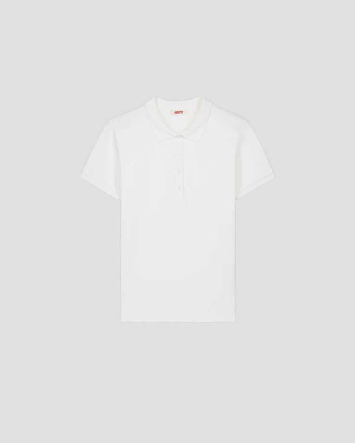 just over the top Polo femme Blanc May