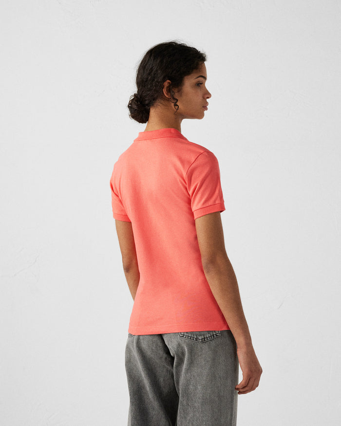 Just Over The Top Polo Femme Corail May