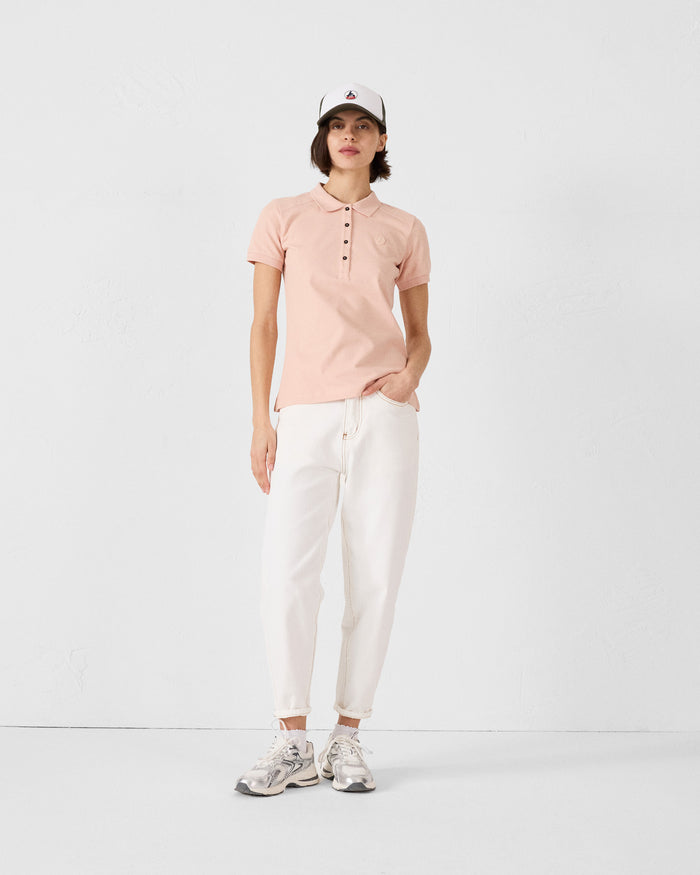 Just Over The Top Polo Femme Pêche Clair May