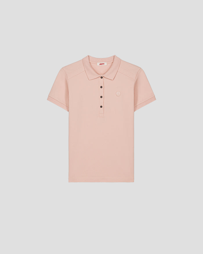 just over the top Polo femme Pêche clair May