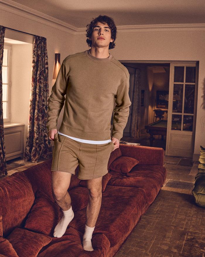 Just Over The Top Short Bimatière Fauve Mustang